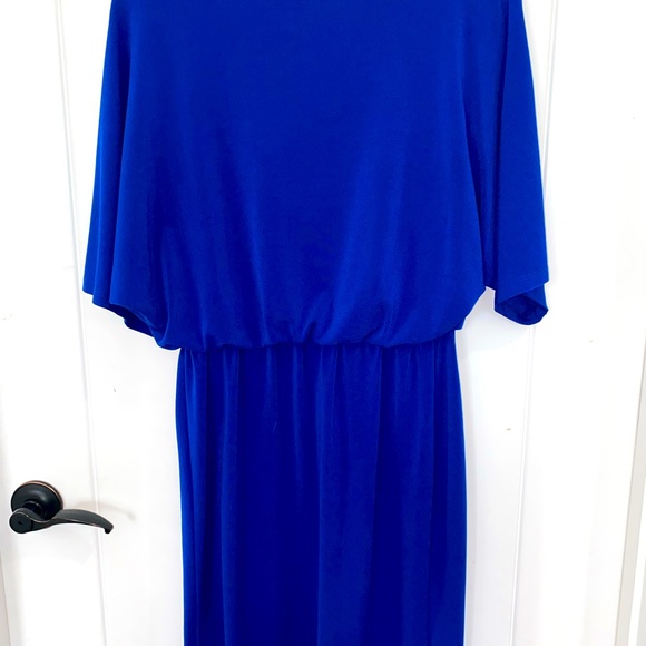London Times Cobalt Blue Dress Size 6 - Picture 3 of 3